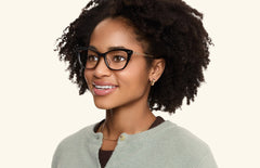 The Wanda - Black Acetate Gold Metal - LifeStyle Thumbnail3 - Pair Eyewear