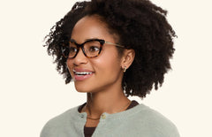The Wanda - Tortoise Acetate Gold Metal - LifeStyle Thumbnail3 - Pair Eyewear