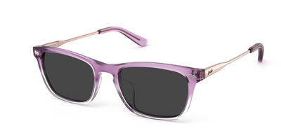 The Casper - Violet Pearlized Gradient Acetate Rose Gold Metal Sun - Thumbnail1 - Pair Eyewear