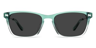 The Casper - Teal Pearlized Gradient Acetate Silver Metal Sun - Thumbnail3 - Pair Eyewear