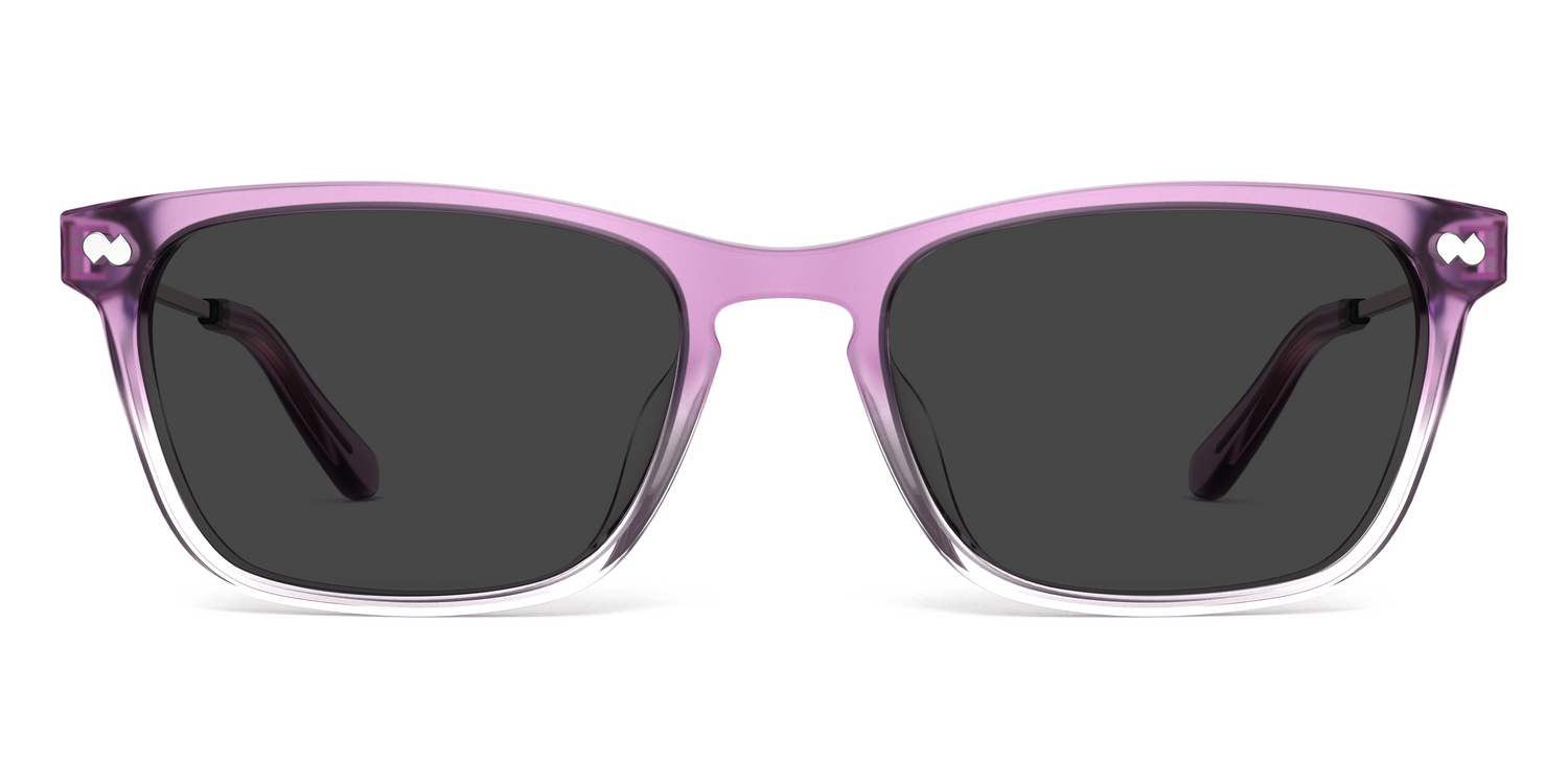 The Casper - Violet Pearlized Gradient Acetate Rose Gold Metal Sun - Carousel3 - Pair Eyewear