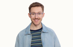 The Casper - Lavender Clear - LifeStyle Thumbnail1 - Pair Eyewear