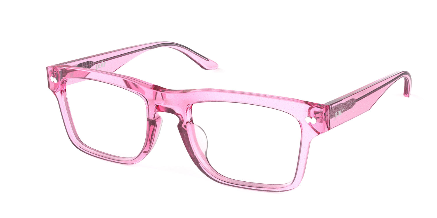 The Drew - Pink Glitter Clear - Carousel3 - Pair Eyewear