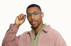 The Drew - Seafoam Clear - LifeStyle Thumbnail1 - Pair Eyewear