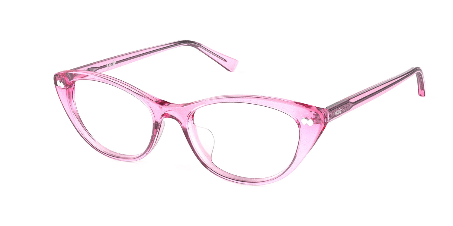 The ella - Pink Glitter Clear - Carousel3 - Pair Eyewear