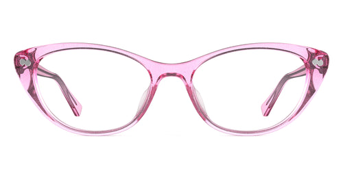 The ella - Pink Glitter Clear - Pair Eyewear