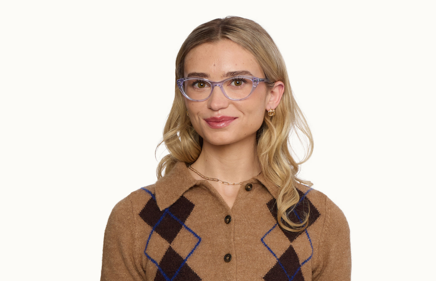 The ella - Lavender Clear - LifeStyle1 - Pair Eyewear