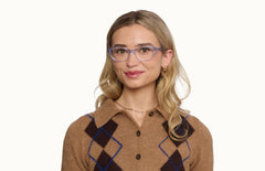 The ella - Lavender Clear - LifeStyle Thumbnail1 - Pair Eyewear
