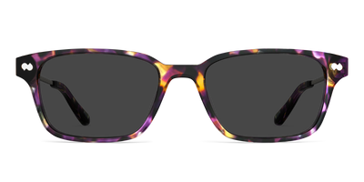 The Finley - Purple Confetti Tortoise Acetate Gold Metal Sun - Thumbnail3 - Pair Eyewear