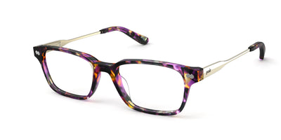 The Finley - Purple Confetti Tortoise Acetate Gold Metal - Thumbnail1 - Pair Eyewear