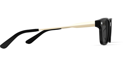 The Finley - Black Acetate Gold Metal Sun - Thumbnail5 - Pair Eyewear