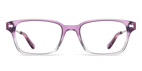 The Finley - Violet Pearlized Gradient Acetate Rose Gold Metal - Secondary Image - Pair Eyewear
