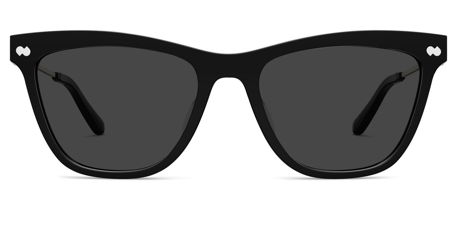 The Harper - Black Acetate Gold Metal Sun - Carousel3 - Pair Eyewear