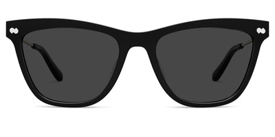 The Harper - Black Acetate Gold Metal Sun - Thumbnail3 - Pair Eyewear