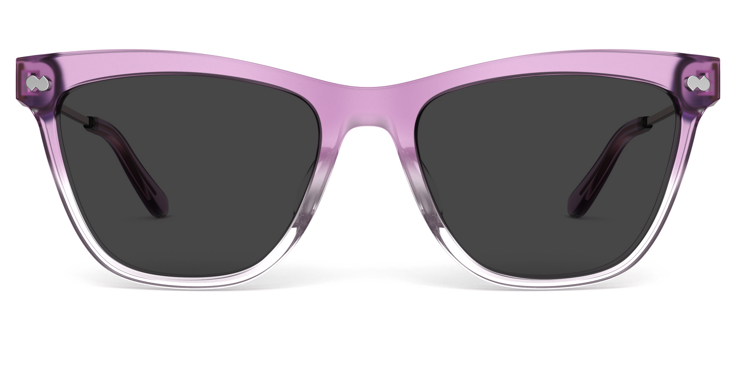 The Harper - Violet Pearlized Gradient Acetate Rose Gold Metal Sun - Carousel3 - Pair Eyewear