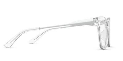 The Harper - Crystal Clear Acetate Silver Metal - Thumbnail3 - Pair Eyewear