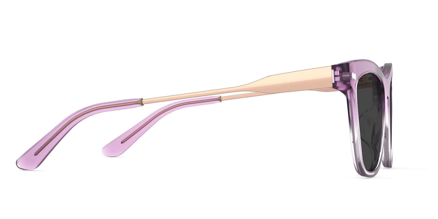 The Harper - Violet Pearlized Gradient Acetate Rose Gold Metal Sun - Carousel5 - Pair Eyewear