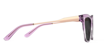 The Harper - Violet Pearlized Gradient Acetate Rose Gold Metal Sun - Thumbnail5 - Pair Eyewear