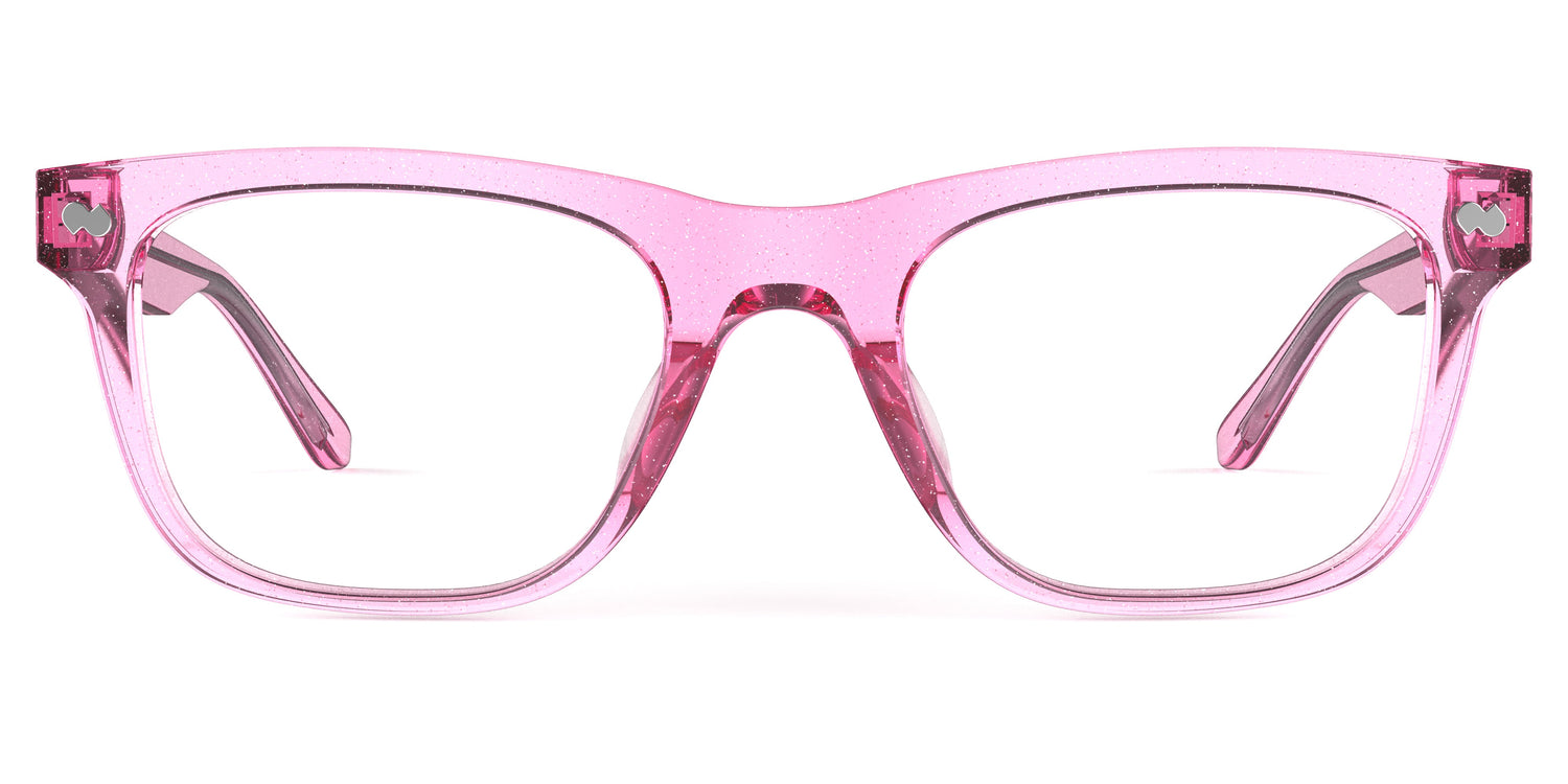 The Jessie - Pink Glitter Clear - Carousel1 - Pair Eyewear