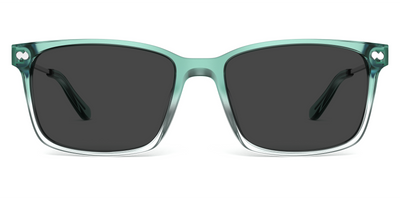 The Kirby - Teal Pearlized Gradient Acetate Silver Metal Sun - Thumbnail3 - Pair Eyewear