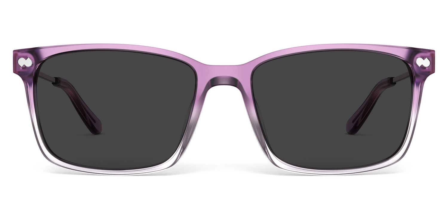 The Kirby - Violet Pearlized Gradient Acetate Rose Gold Metal Sun - Carousel3 - Pair Eyewear