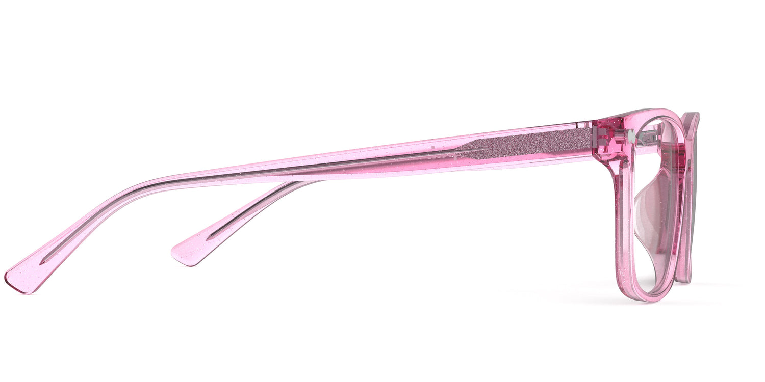 The Kirby - Pink Glitter Clear - Carousel4 - Pair Eyewear