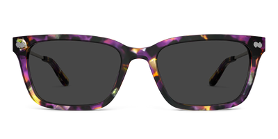 The Larkin - Purple Confetti Tortoise Acetate Gold Metal Sun - Thumbnail4 - Pair Eyewear