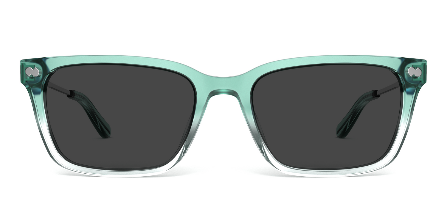 The Larkin - Teal Pearlized Gradient Acetate Silver Metal Sun - Carousel3 - Pair Eyewear
