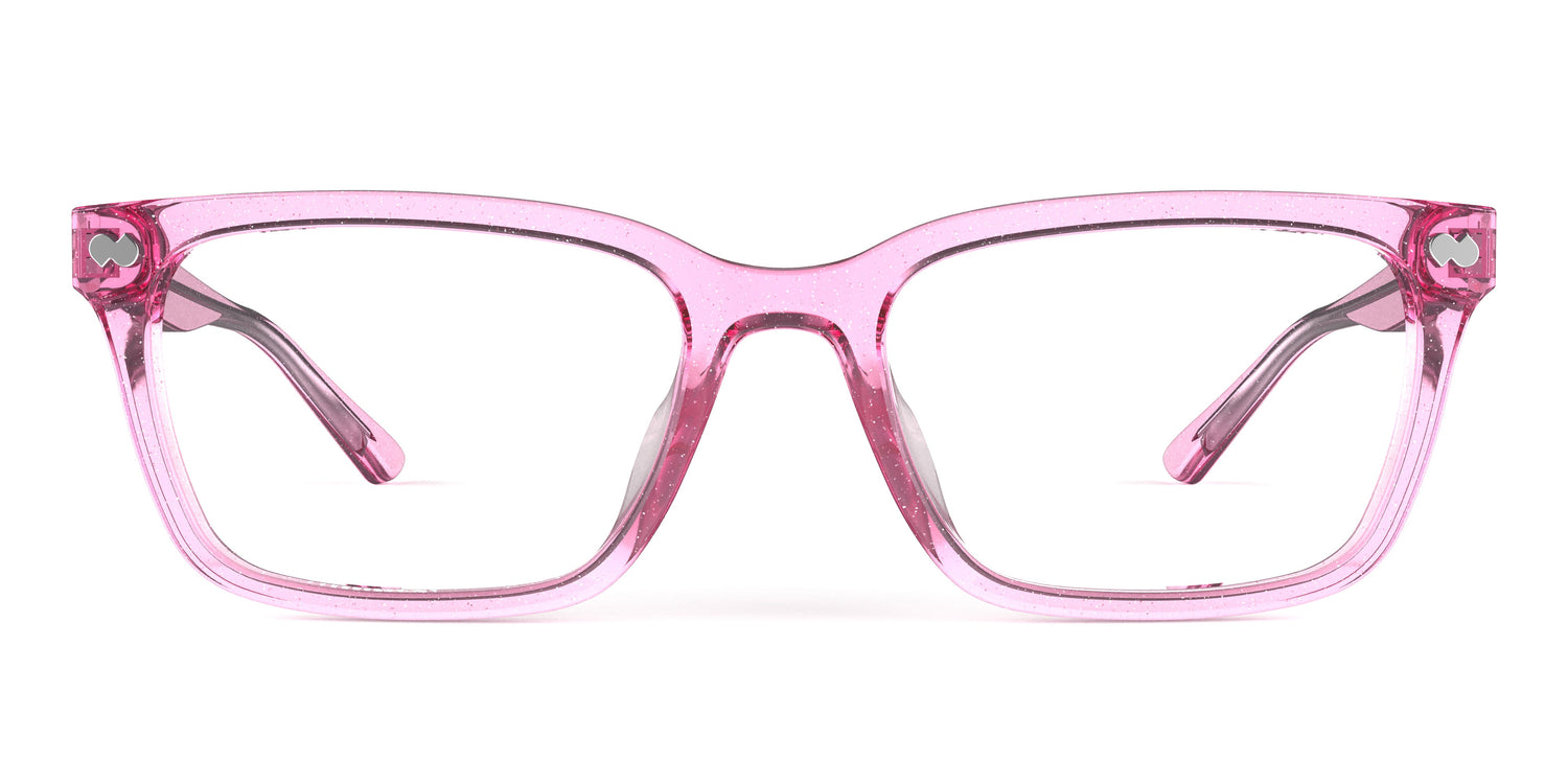 The Larkin - Pink Glitter Clear - Carousel1 - Pair Eyewear