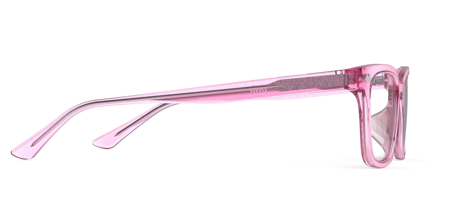 The Larkin - Pink Glitter Clear - Carousel4 - Pair Eyewear