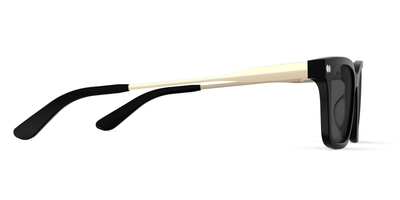 The Larkin - Black Acetate Gold Metal Sun - Thumbnail5 - Pair Eyewear