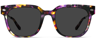 The Murphy - Purple Confetti Tortoise Acetate Gold Metal Sun - Thumbnail3 - Pair Eyewear