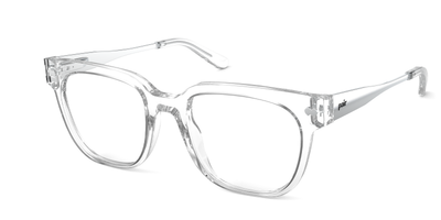 The Murphy - Crystal Clear Acetate Silver Metal - Thumbnail1 - Pair Eyewear