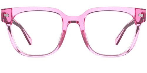 The Murphy - Pink Glitter Clear - Pair Eyewear
