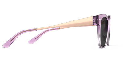The Murphy - Violet Pearlized Gradient Acetate Rose Gold Metal Sun - Thumbnail5 - Pair Eyewear