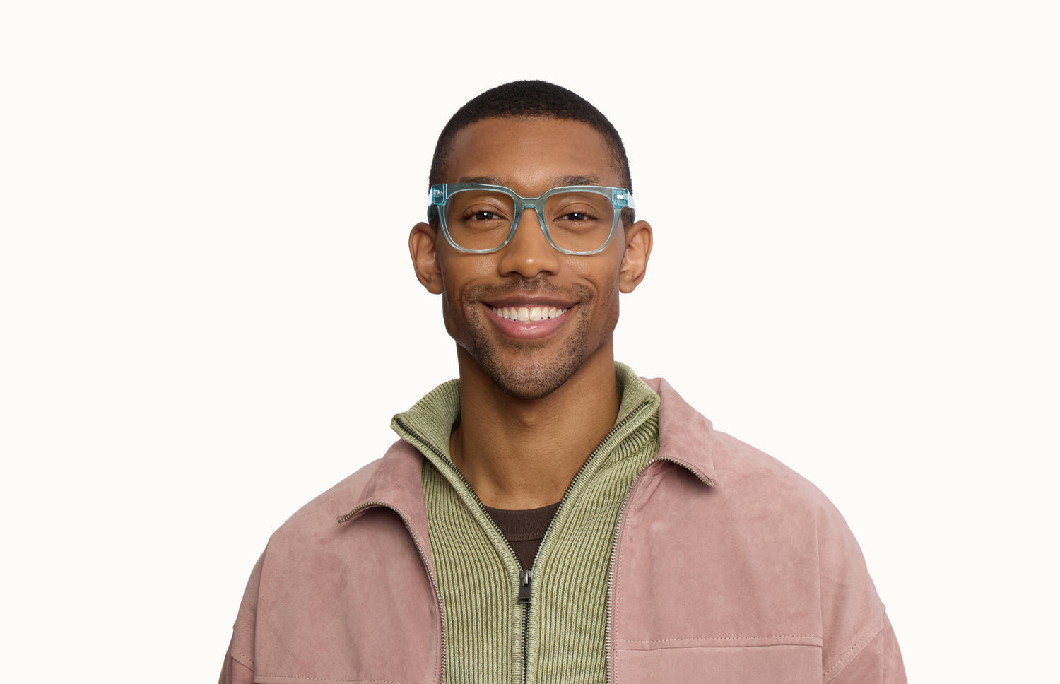 The Murphy - Seafoam Clear - LifeStyle1 - Pair Eyewear