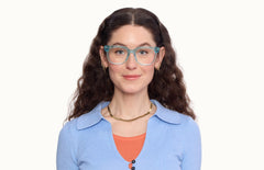 The Murphy - Seafoam Clear - LifeStyle Thumbnail1 - Pair Eyewear