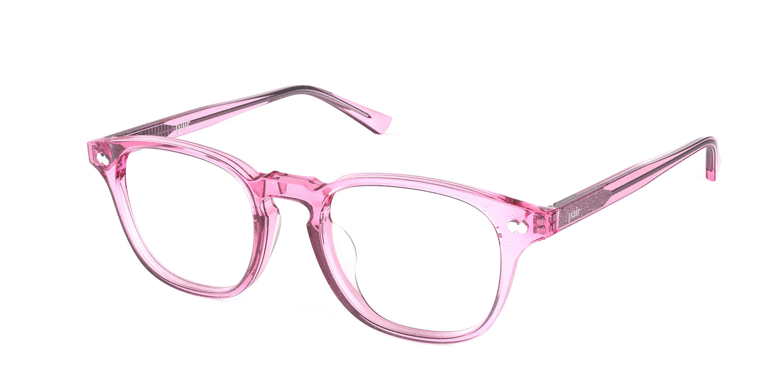 The Otis - Pink Glitter Clear - Carousel3 - Pair Eyewear