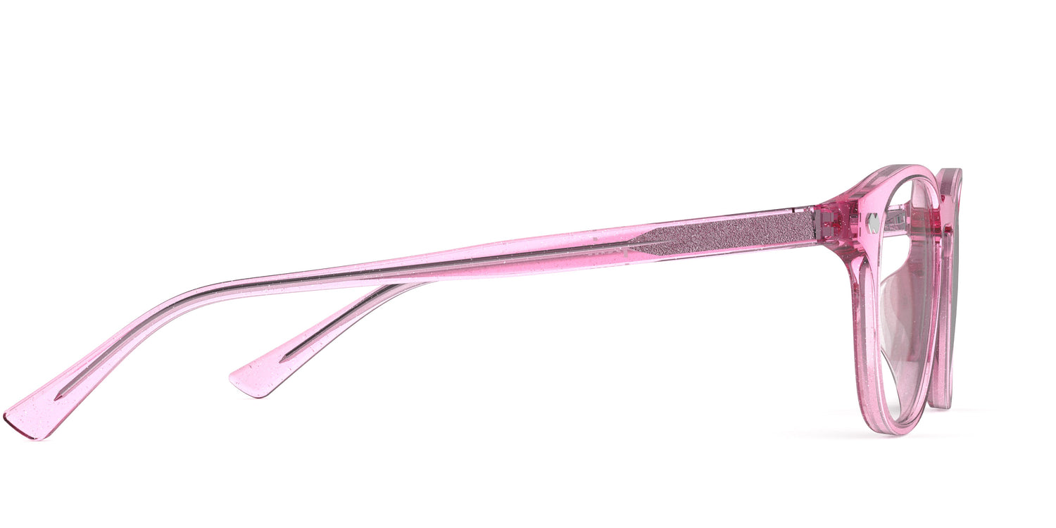 The Otis - Pink Glitter Clear - Carousel4 - Pair Eyewear