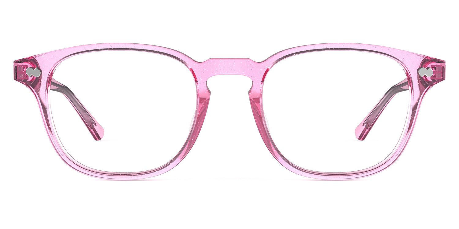 The Otis - Pink Glitter Clear - Carousel1 - Pair Eyewear