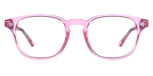 The Otis - Pink Glitter Clear - Pair Eyewear