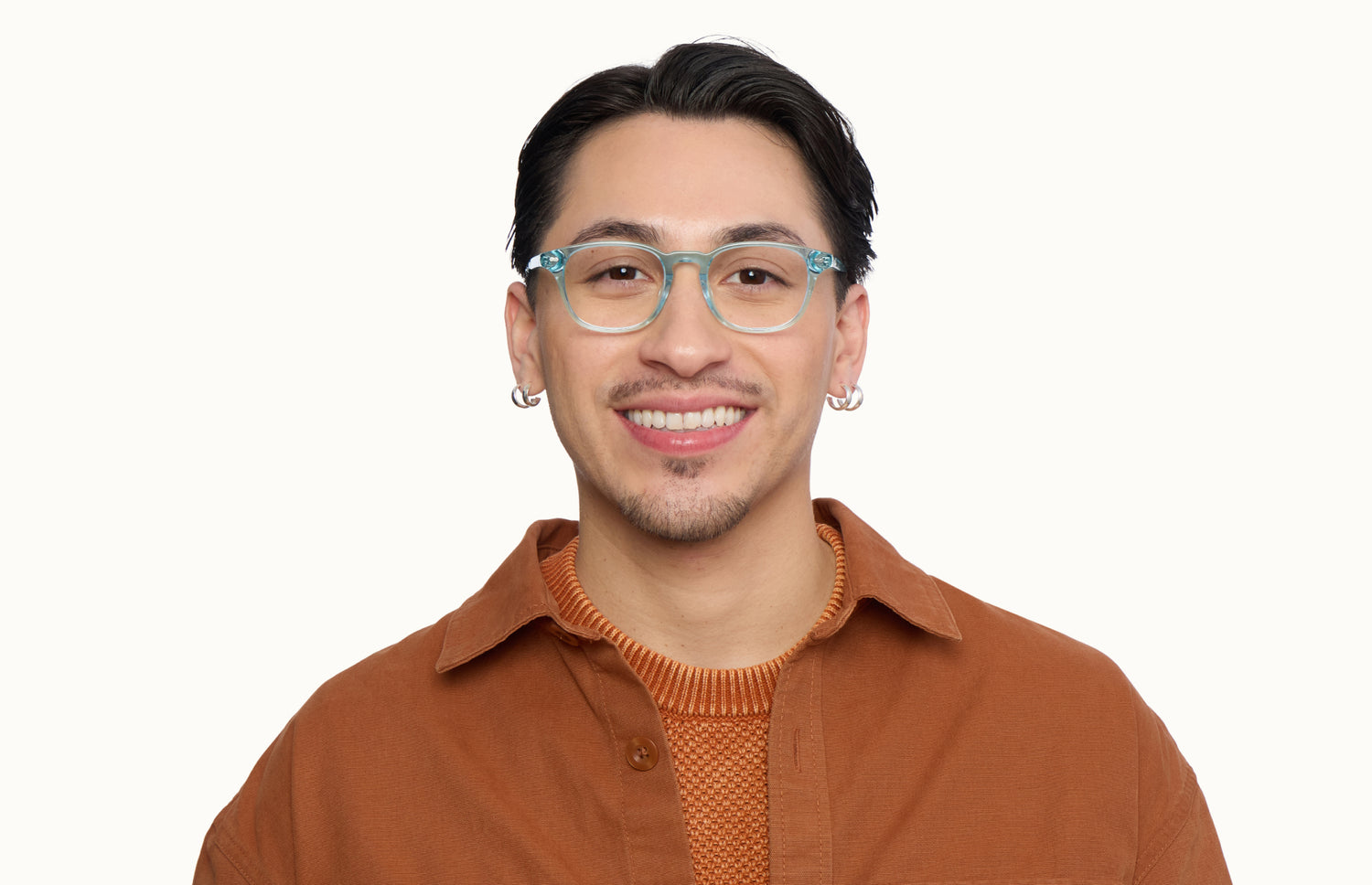 The Otis - Seafoam Clear - LifeStyle1 - Pair Eyewear