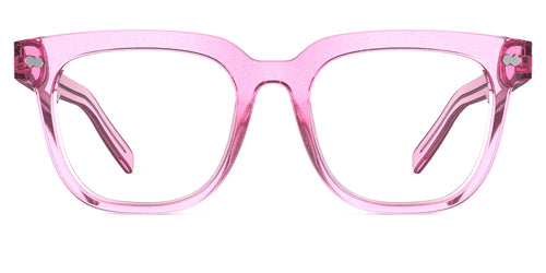 The Payton - Pink Glitter Clear - Pair Eyewear