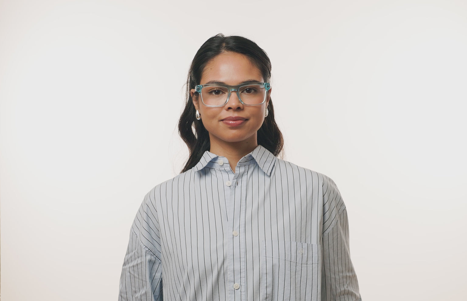 The Drew - Seafoam Clear - LifeStyle Thumbnail2 - Pair Eyewear