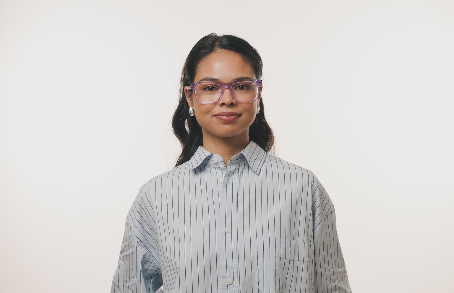The Drew - Lavender Clear - LifeStyle Thumbnail2 - Pair Eyewear