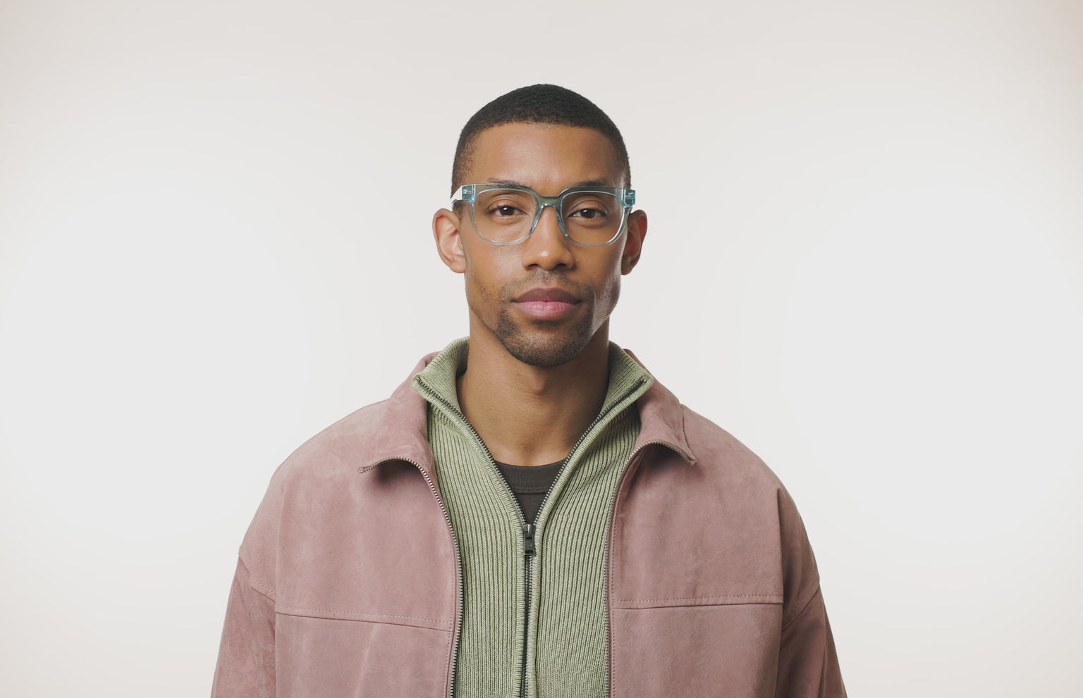 The Murphy - Seafoam Clear - LifeStyle Thumbnail2 - Pair Eyewear