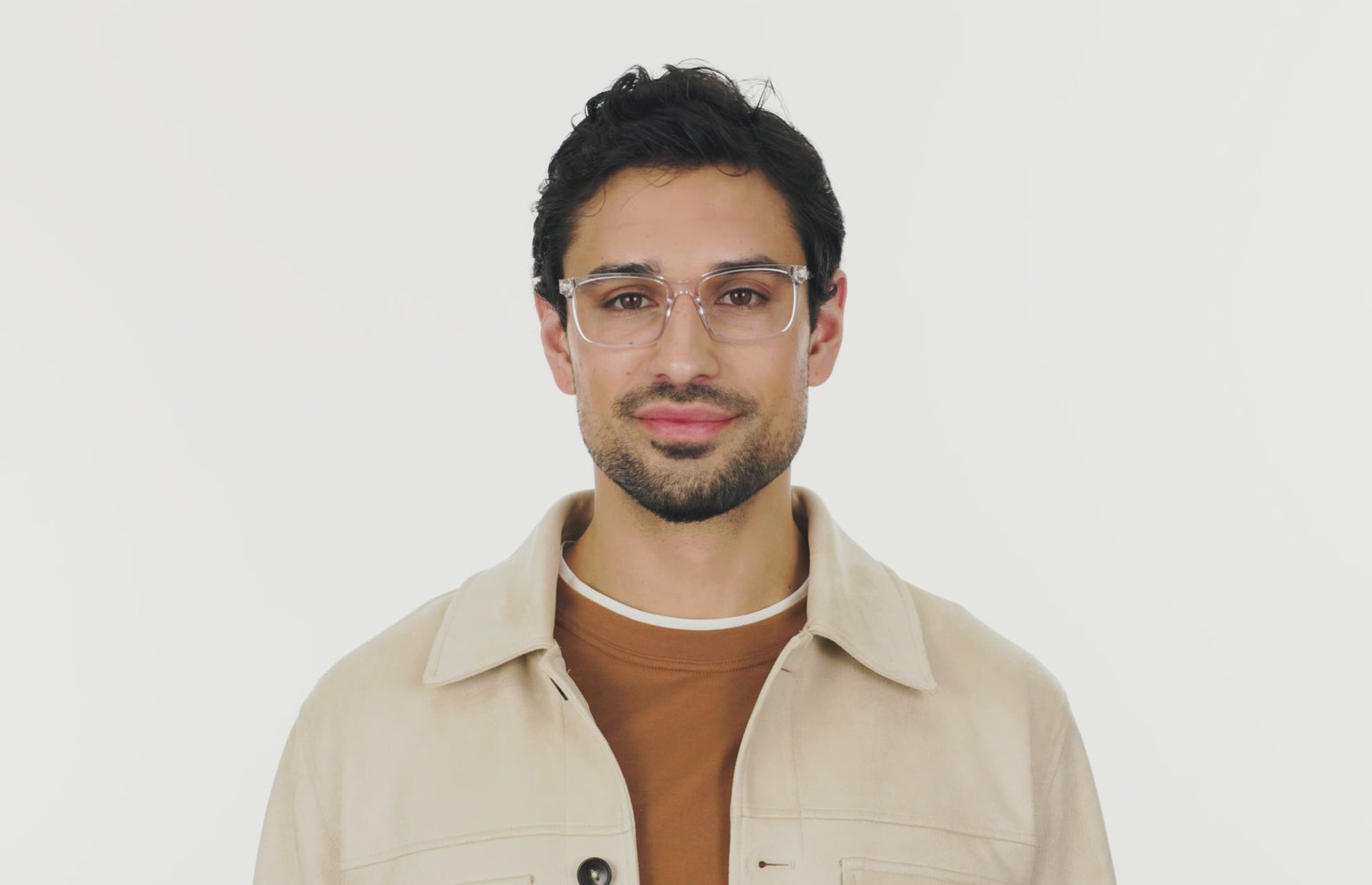 The Kirby - Crystal Clear Acetate Silver Metal - LifeStyle Thumbnail5 - Pair Eyewear