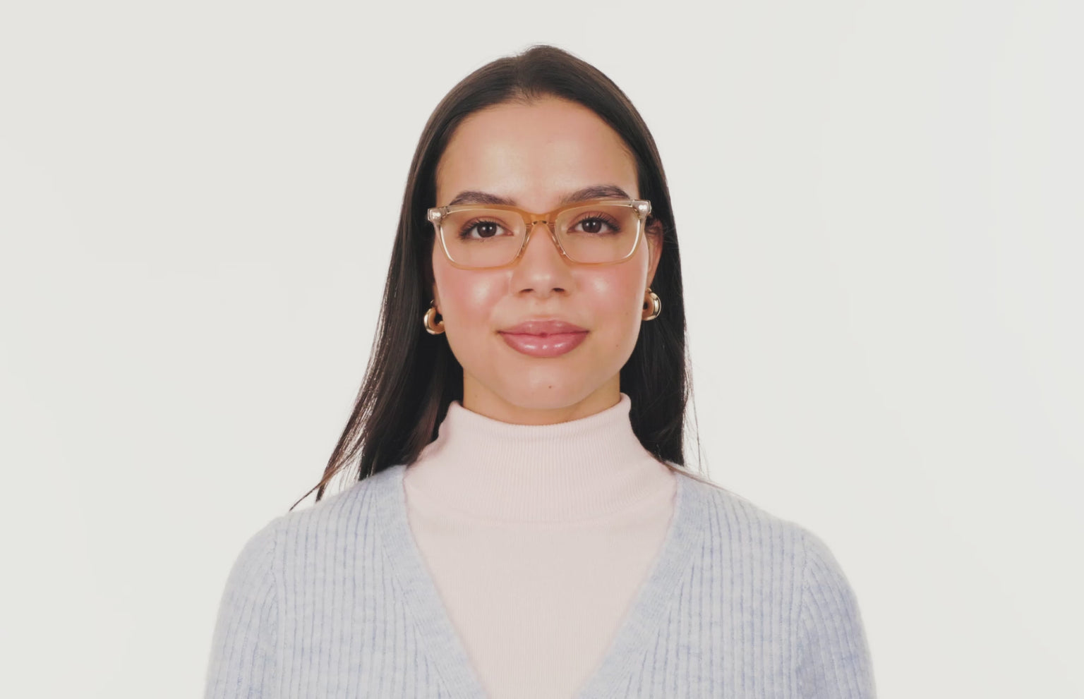 The Larkin - Honey Clear - LifeStyle Thumbnail2 - Pair Eyewear