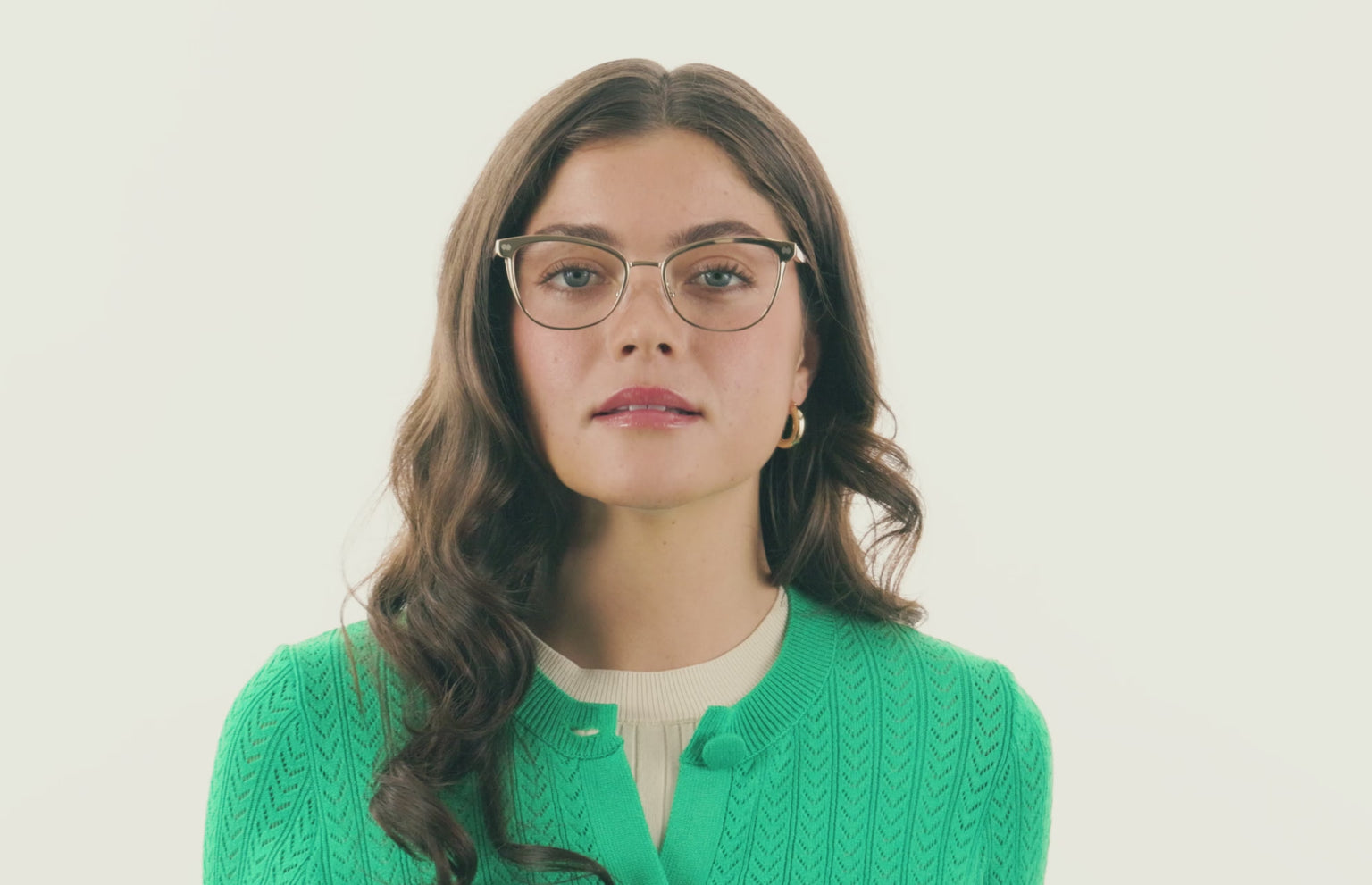The Georgia - Gold Metal - LifeStyle Thumbnail2 - Pair Eyewear