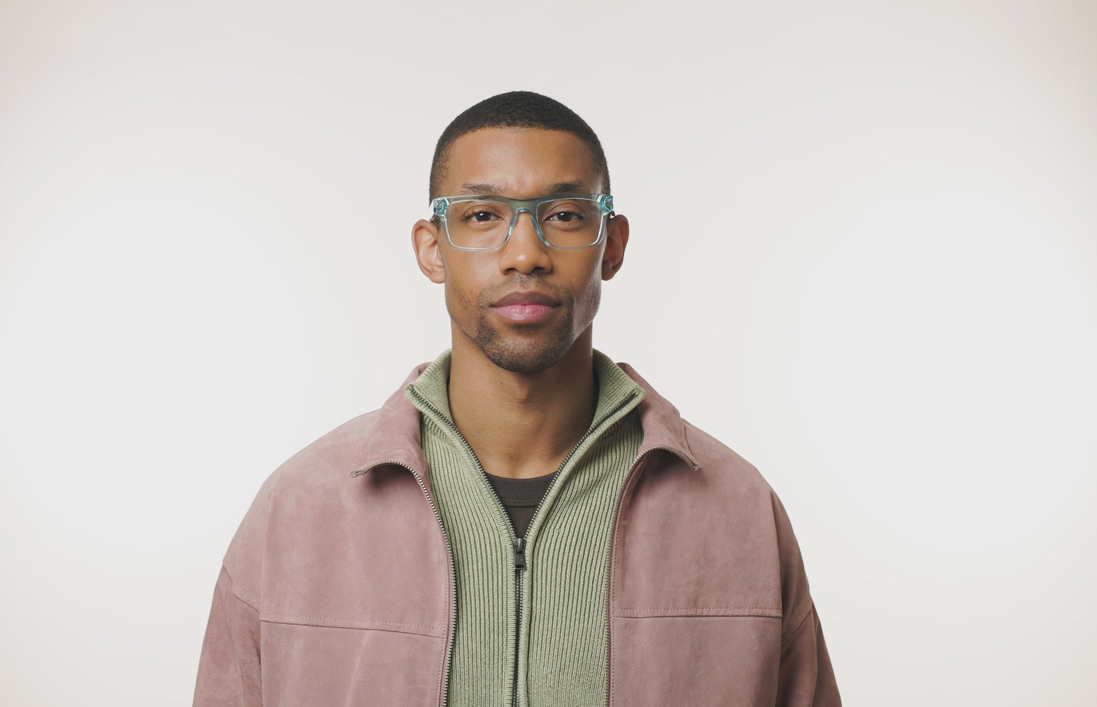 The Drew - Seafoam Clear - LifeStyle Thumbnail2 - Pair Eyewear